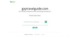 Desktop Screenshot of gaytravelguide.com