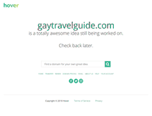 Tablet Screenshot of gaytravelguide.com